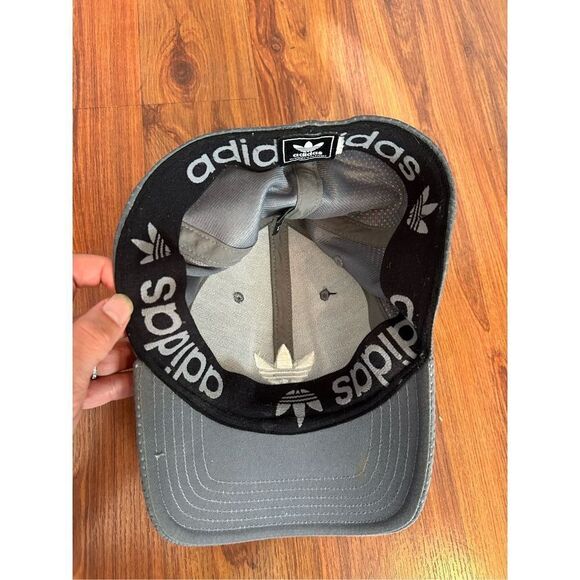 Adidas gray a flex hat size S/M baseball cap - Picture 2 of 5
